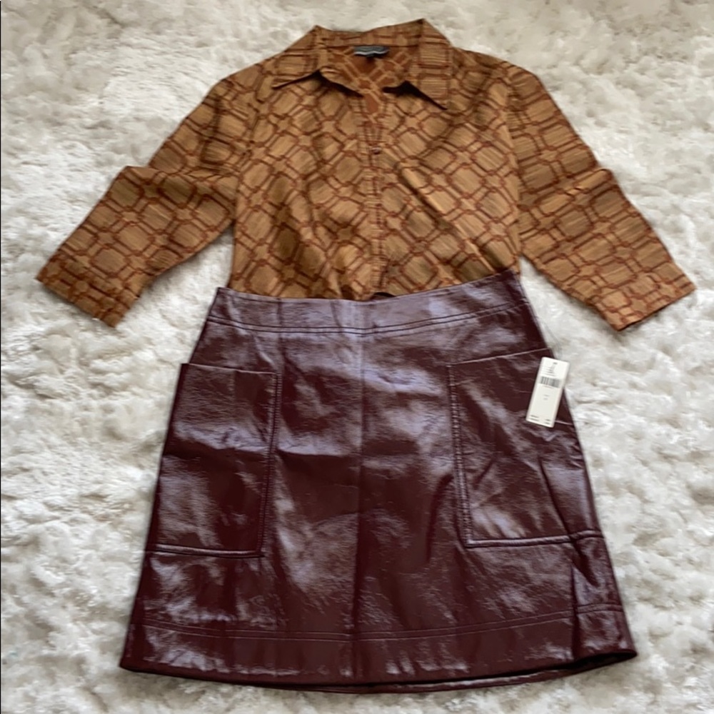 NEW with Tags. Maeve Faux Leather Mini.